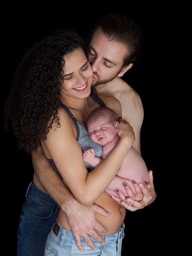 Newborn Baby Photo Retouching, skin smooting