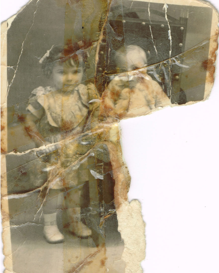 Photo Manipulation, Restoring Torn or Missing Sections