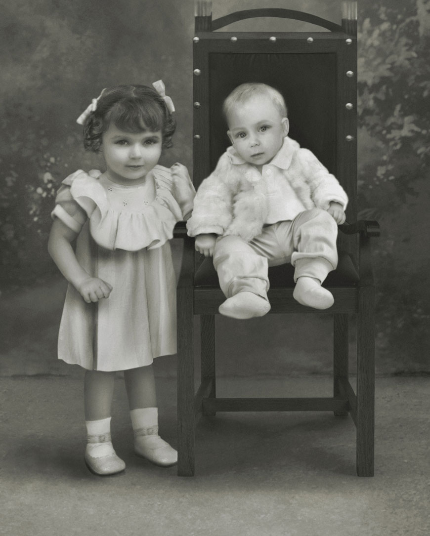 Photo Manipulation, Restoring Torn or Missing Sections
